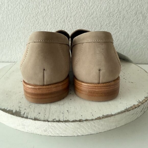 Lane Boots Womens Western Flats 10 MARTINGALE Latte Suede Cowgirl Loafer Slip On - Picture 4 of 13